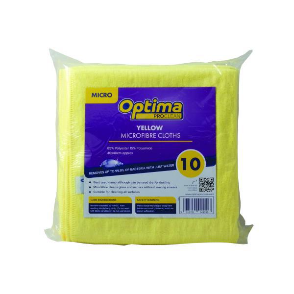 Microfibre Cloth Yellow 40 x 40 Ramon